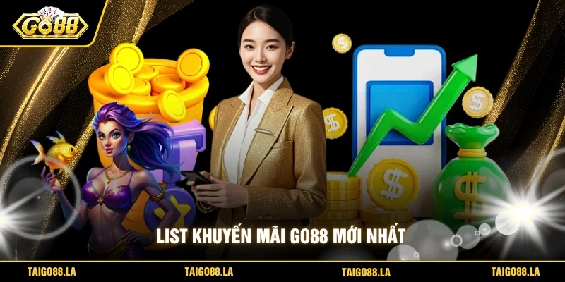 List khuyến mãi GO88 mới nhất